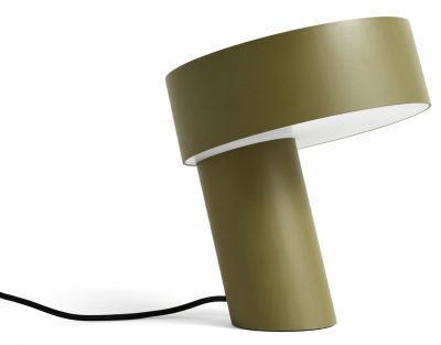 Khaki Slant Table Lamp von Hay: Moderne Tischleuchte für Wohnzimmer und Schlafzimmer.